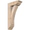 Ekena Millwork Thorton Traditional Smooth Bracket w/ Offset Brace, Douglas Fir, 5 1/2"W x 14"D x 26"H BKT0604X14X26THR01SDF - alternate 1